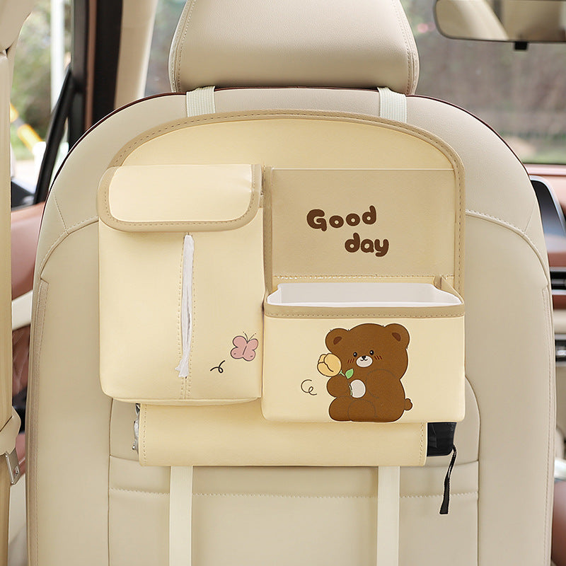 Multifunctional Car Storage Bag Cute Cartoon