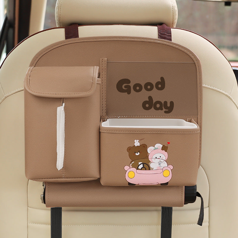 Multifunctional Car Storage Bag Cute Cartoon